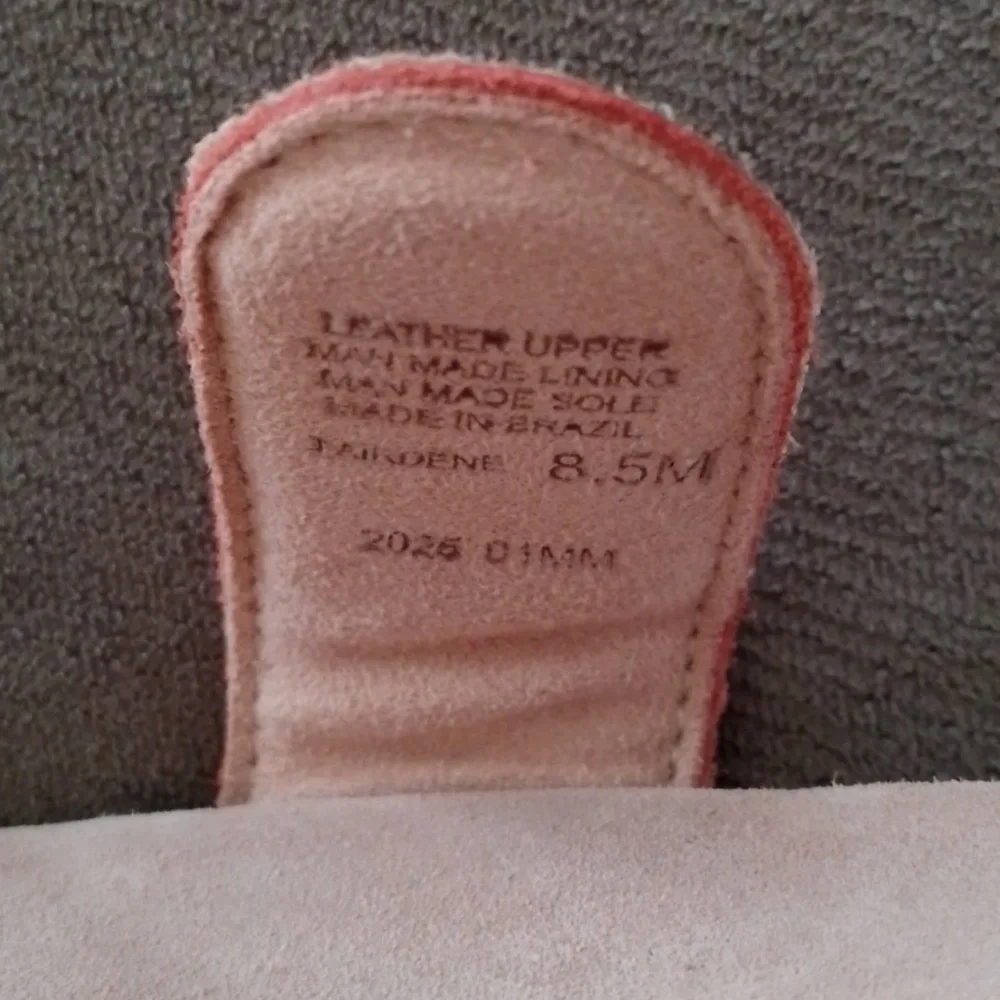 Casual Sporty 8.5 Ortho Adjustable Leather Lugsole Comfortable Sandal New - Picture 3 of 9